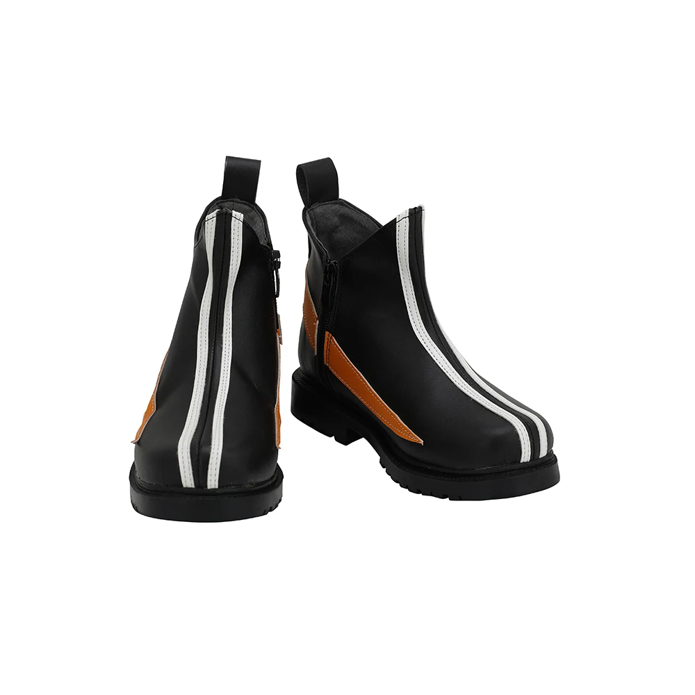 Arknights Siege Cosplay Boots Black Shoes Custom Made Any Size (2)