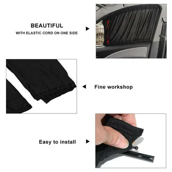 

Car Sun Shade Curtains Sun Shade Curtains Side Cover 50x47cm Accessory