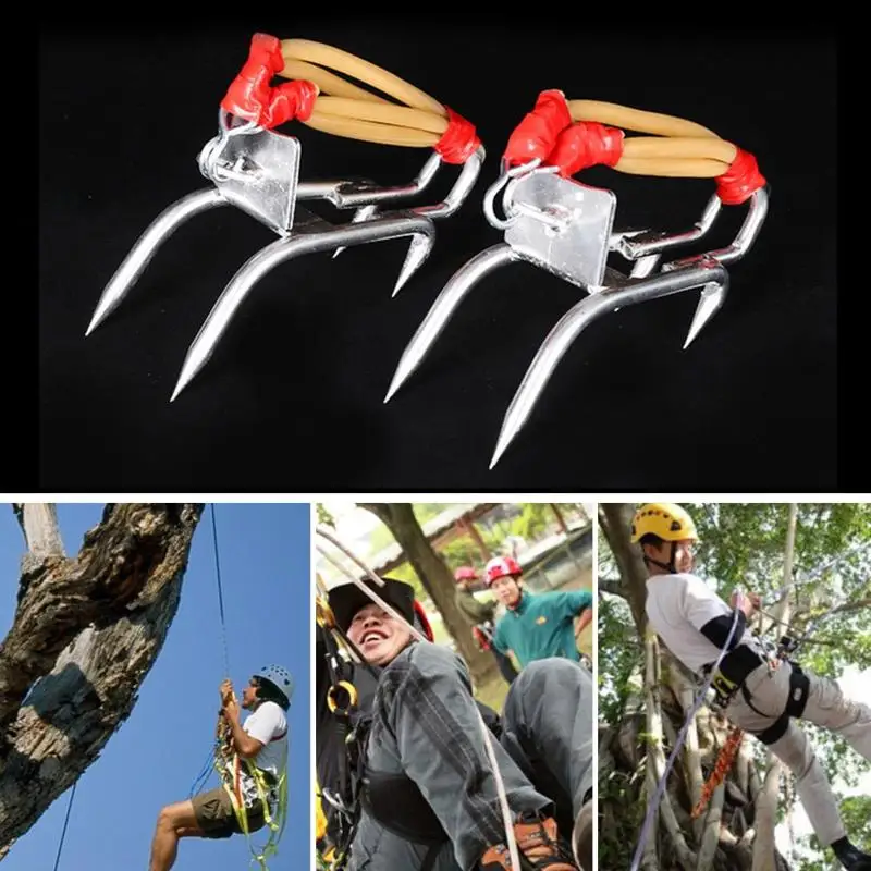 

Tree Climbing Tool Pole Climbing Spikes for Hunting Observation Picking Fruit Carbon Steel Climbing Tree Shoes Simple Tools