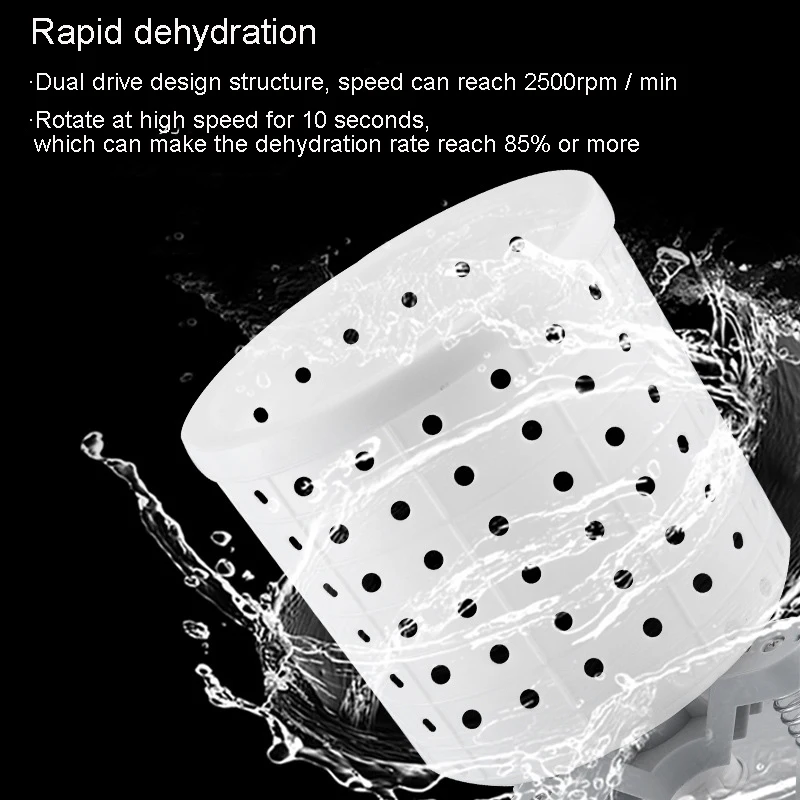  Manual Clothes Dehydrator No Electricity Student Dormitory Clothes Drying Barrel Portable Exercise 