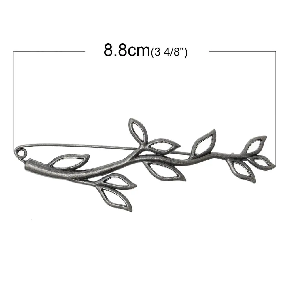 1 шт. брошь из цинкового сплава с перьями|pin feathers|brooch pinsfeather brooch pin |