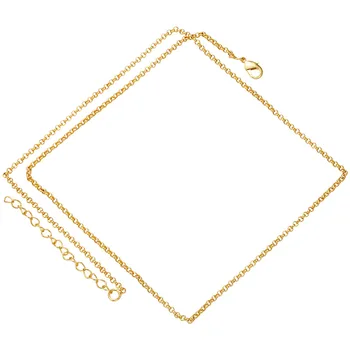 

Wholesale Chains Necklaces O Link Chain DIY Necklace Choker Rolo Chain Thin Chains DIY Jewelry Making Wholesale Necklace Chains