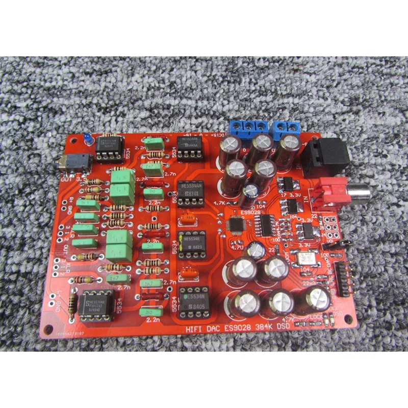 Коаксиальный волоконно-оптический декодер Nvarcher ES9028 I2S плата ЦАП DSD256 балансный