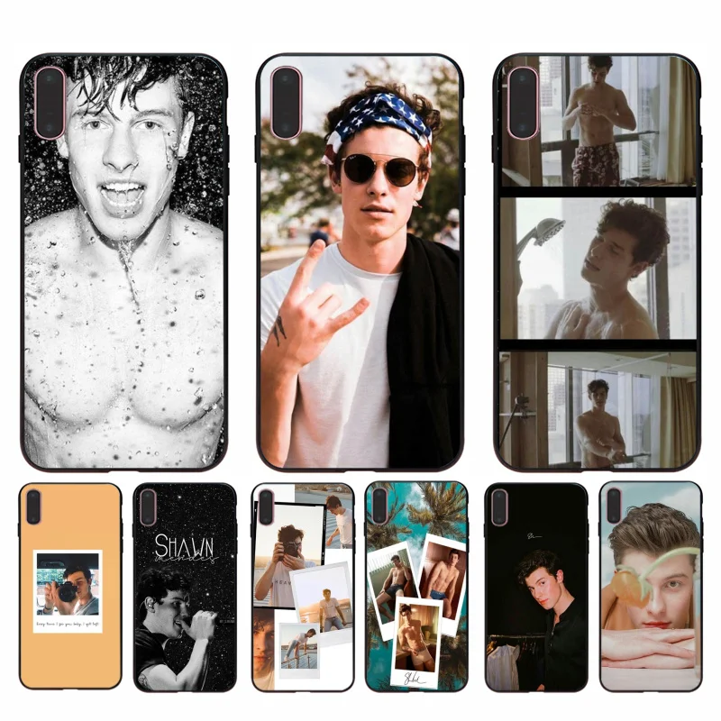 Милый цветной чехол Babaite Shawn Mendes для iPhone 8 7 6 6S Plus 5 SE XR X XS MAX оболочка | Мобильные