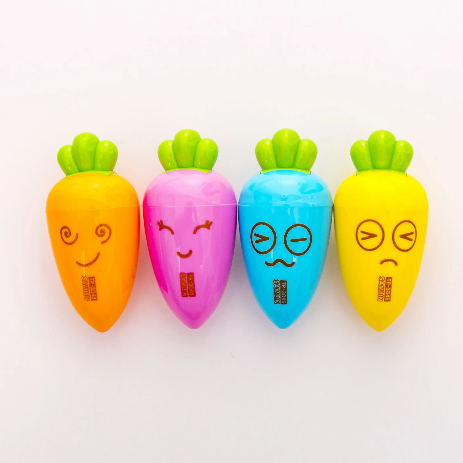Carrot 1 шт. Lytwtw's креативный Kawaii Кролик с морковкой Кукуруза карандаш динозавр точилка школьные канцелярские принадлежности подарок для ребенка - Цвет: Carrot
