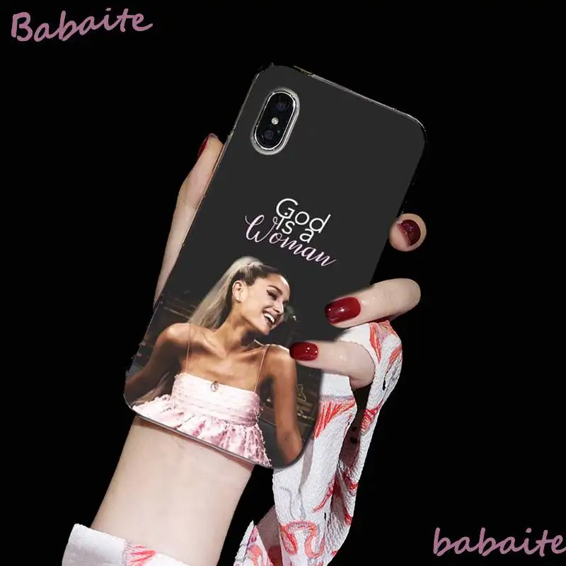 A8 Babaite Ariana Grande God is a woman TPU Мягкий силиконовый чехол для телефона для iPhone 8 7 6 6S Plus X XS MAX 5 5S SE XR 11 11pro 11promax - Цвет: A8