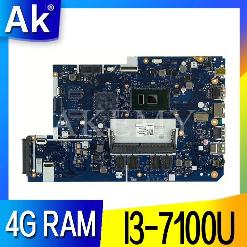 Материнская плата для ноутбука lenovo 110-17IKB I3-7100U 4G ram NM-B031 mianboard