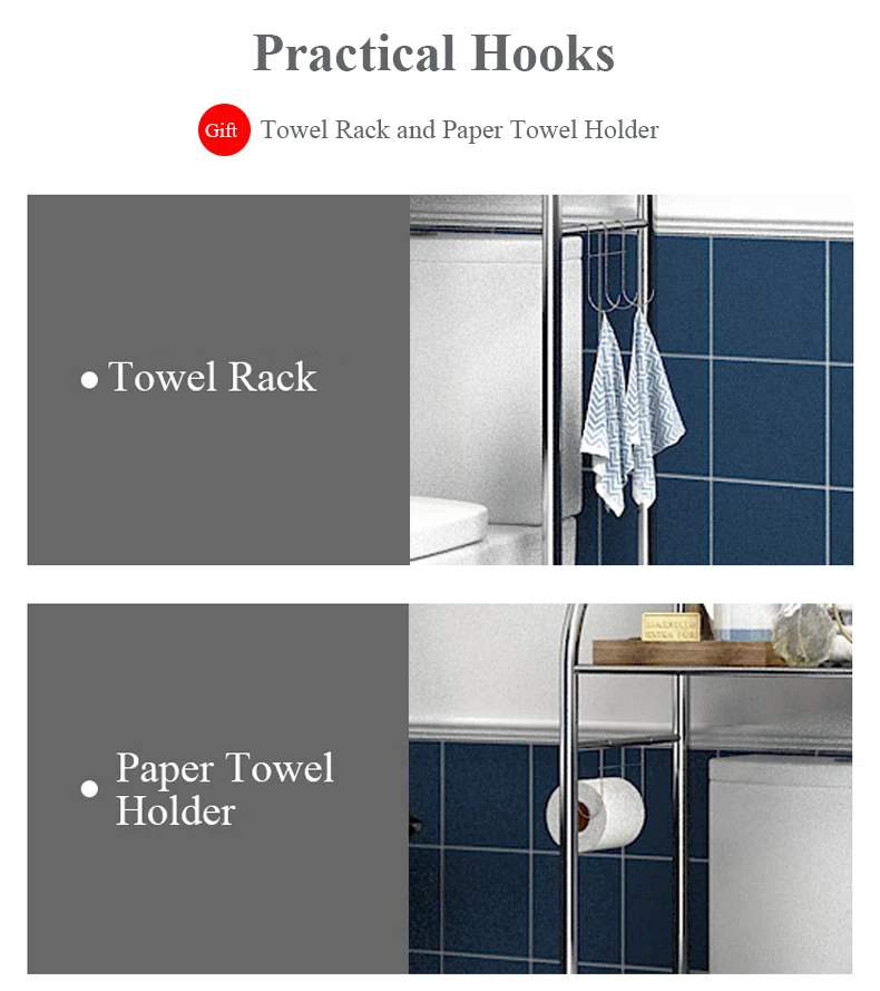 Полка для дома 3 уровня кухня ванная стойка для хранения многофункциональная полки для туалетных принадлежностей для ванной комнаты Органайзер аксессуары