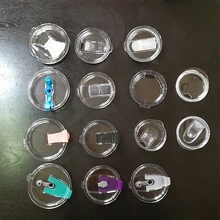 50 шт./лот защита от брызг и простая пластиковая крышка для бутылки 12 унций 20 унций 30 унций для RTIC YETI Тощий стакан для воды