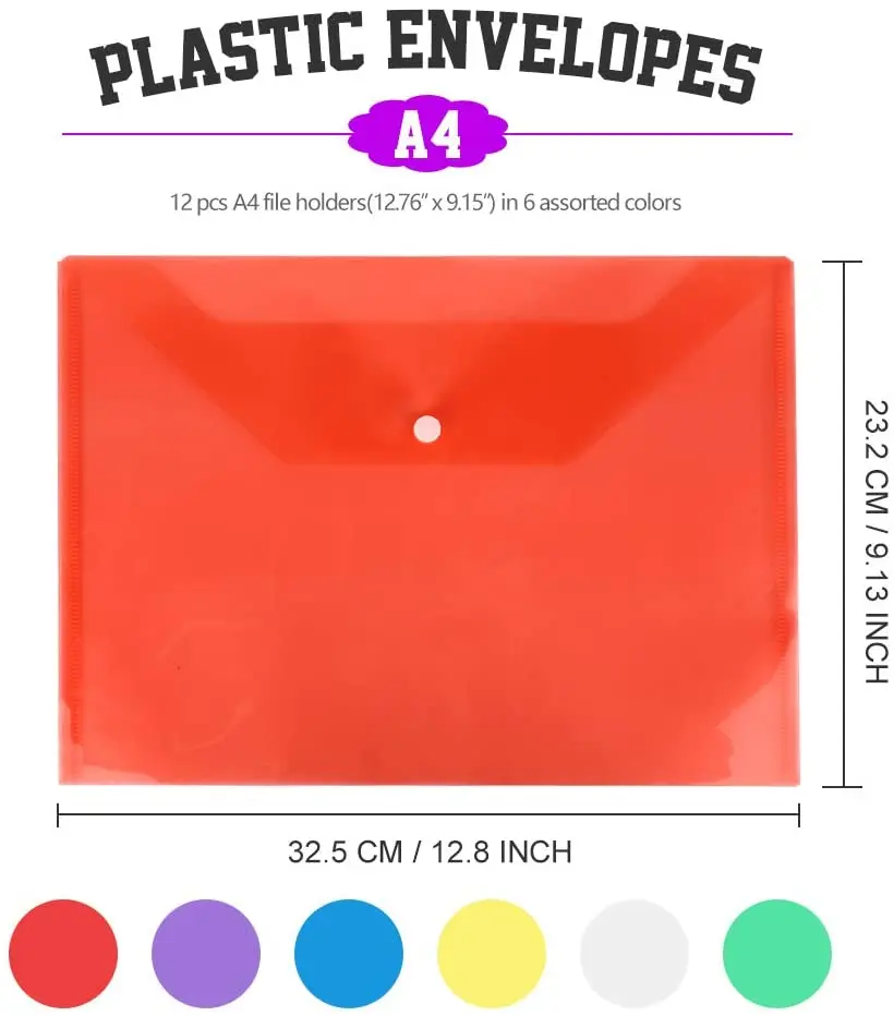 Рисунок 2 - Пластиковые конверты A4