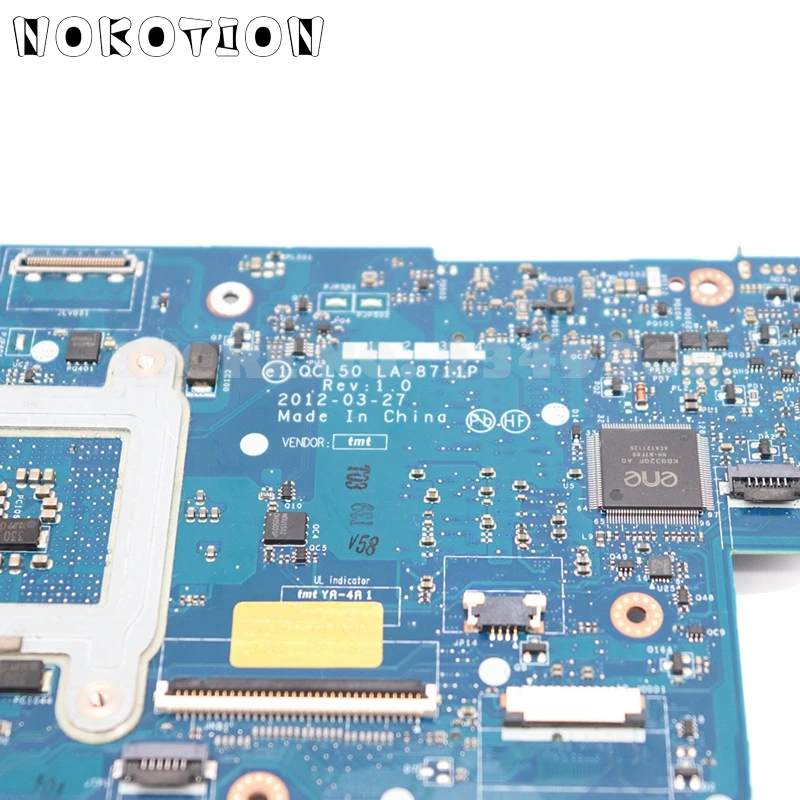 NOKOTION 698399-501 698399-001 для hp Envy M6 M6-1000 ноутбук motheroard QCL50 LA-8711P HM77 DDR3 HD7670M видео карты