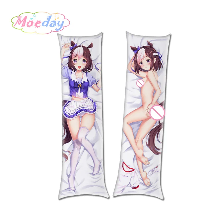 Uma Musume красивые Дерби тишина сузука специальная неделя лошадь девушка подушки - Цвет: Синий