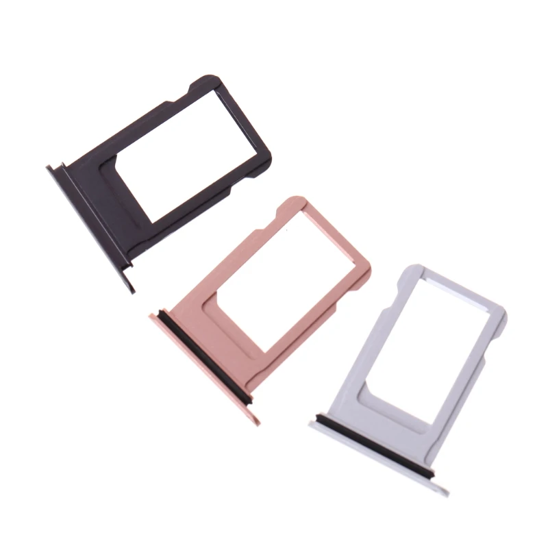 

1 Piece Universal Mobile Phone for Iphone SIM Card Tray Holder Slot Replacement for IPhone 8 7 Plus X Gray Silver Original Fit
