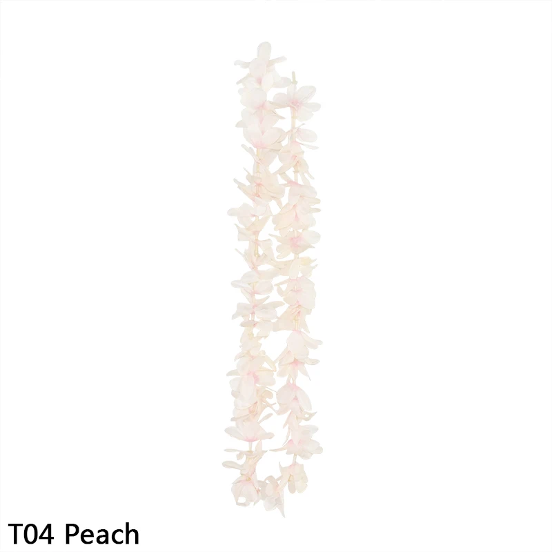 T04-1m-1pcs Искусственный ротанг, шелк, Гортензия, цветок глицинии, струна, сделай сам, свадебная АРКА для дома, свадьба, год, вечерние, Декор, искусственные цветы, лоза - Цвет: T04-1m-1pcs