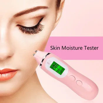 

1 Pc Skin Moisture Tester Displays Oil Content Analyzer Moisture Test Pen Digital Meter Monitor for Skin Detector Promotion