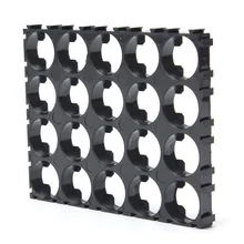 

20/30/40/50 Pcs 18650 Battery 4x5 Cell Spacer Radiating Shell Pack Plastic Heat Holder Black Drop Shipping Support