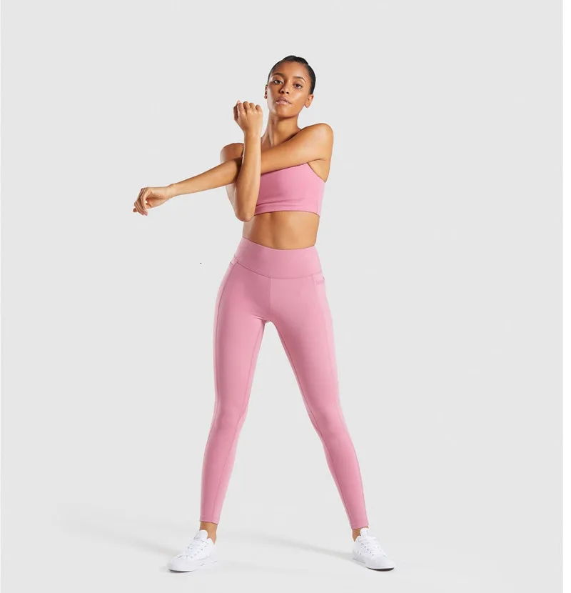 3 цвета, штаны для йоги Gymshark, высокая талия, штаны для бодибилдинга, бедра, для йоги, девять частей, женские штаны
