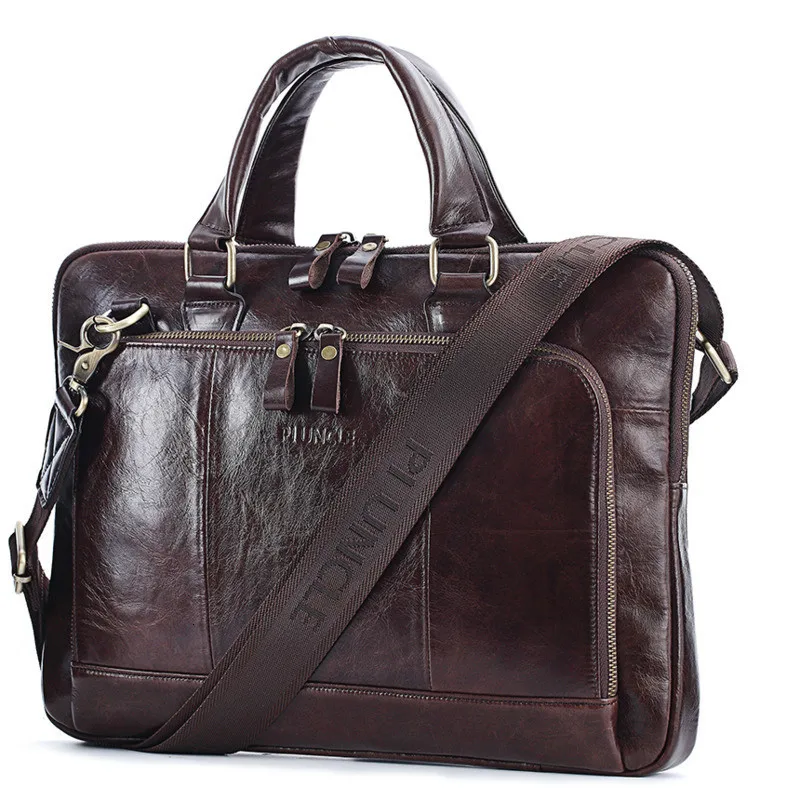 Классические портфели для ноутбука из натуральной кожи, мужские сумки для ноутбука, сумки-мессенджеры на плечо для mate Mac Book Air 14 DELL