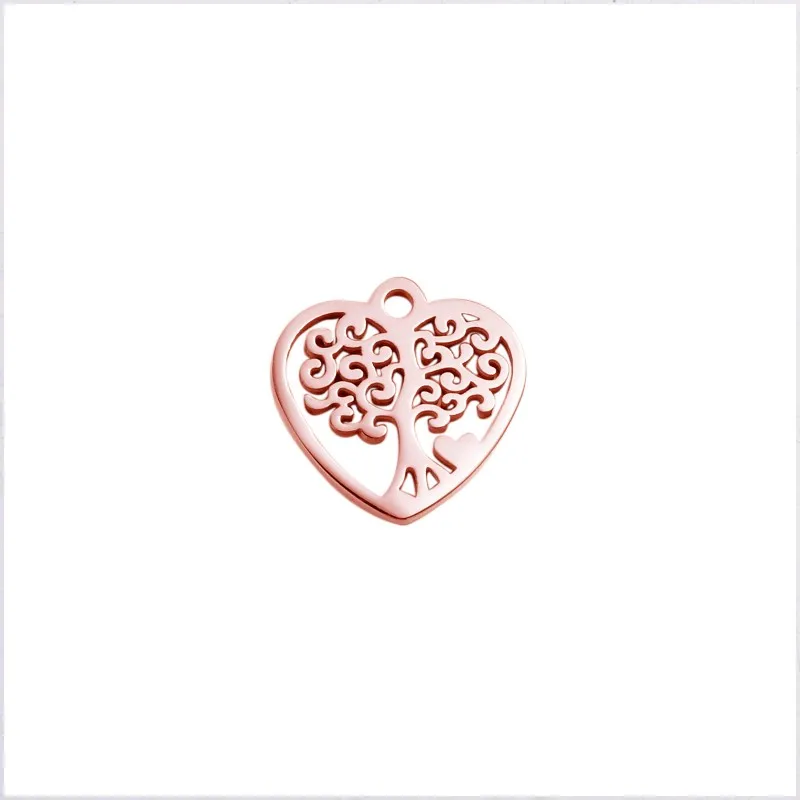 

5pcs The Tree of Life Stainless Steel Necklace Pendant Zircon For Women Men Jewelry Making DIY Jewelry Findings Jewelry Animal