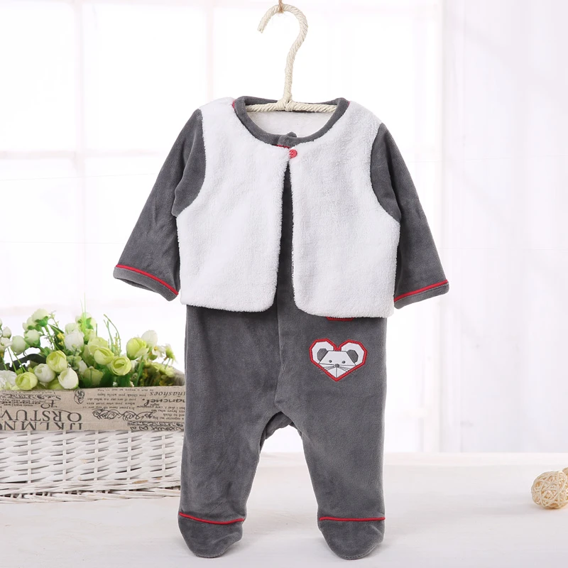 baby velour onesie