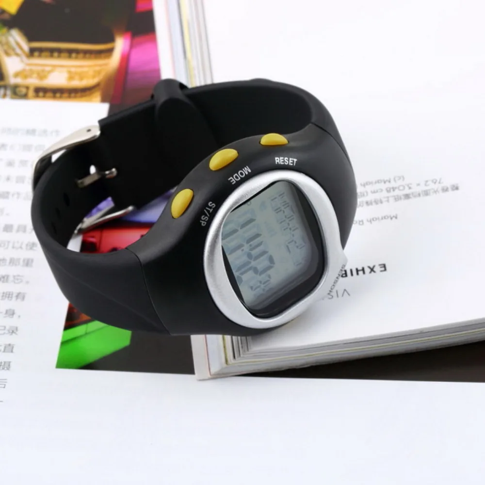 Pulse Heart Rate Monitor Wrist Watch Calories Counter Sports Fitness Exercise