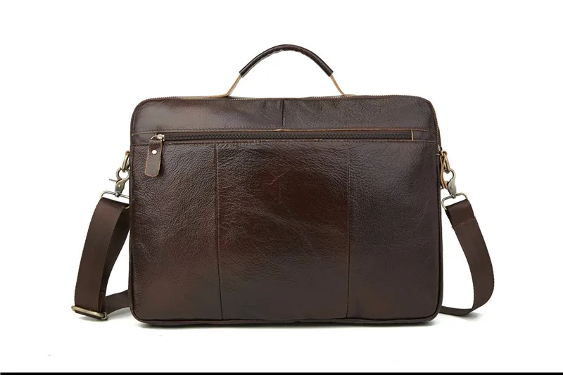 Briefcase Men's Genuine Leather Handbags Crossbody Bags Men's High Quality Luxury Business Messenger Bags Laptop Shoulder bags