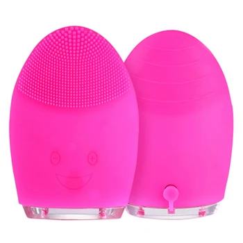 

New Silicone Face Cleaning Mini Electric Massage Brush