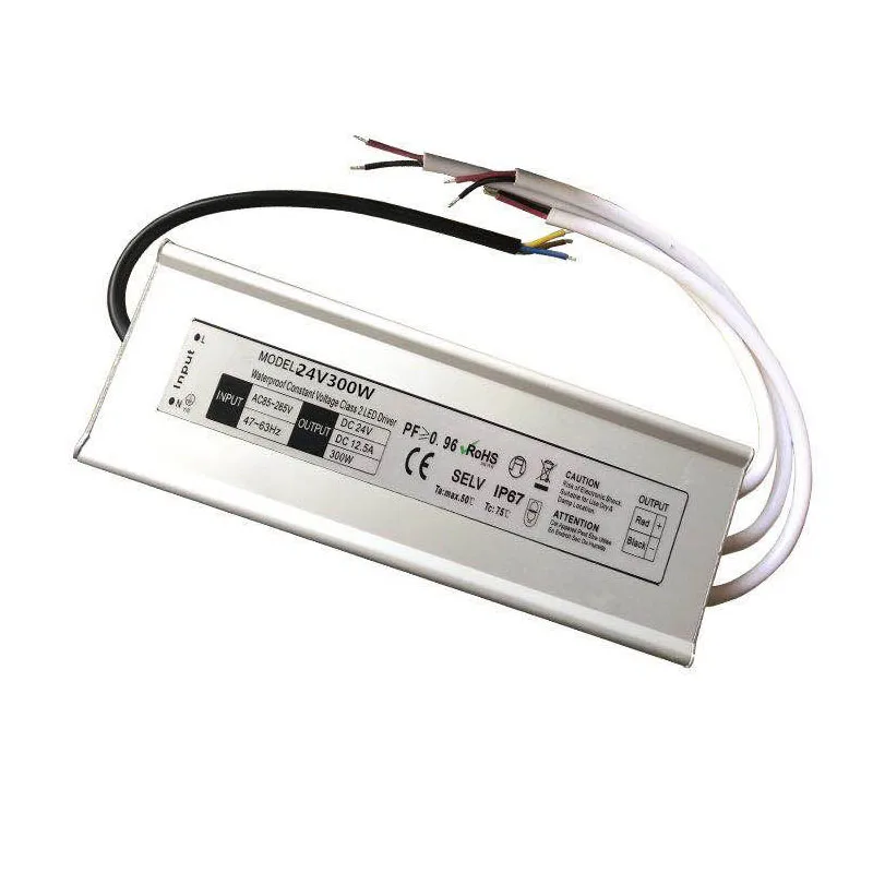 Светодиодный трансформатор 12 в пост. Тока 24 В 100 Вт 120 150 200 250 300 Вт|24v led driver|led