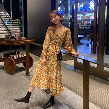

4XL plus size Summer Bohemian Sundress 2020 Women Party Long Dress V neck Casual Vintage Floral Printed Vestido Female Robe