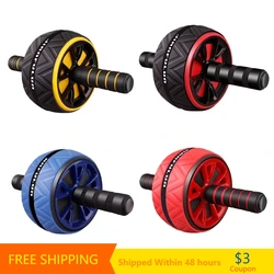YECOOL High Quality Abdominal Roller Wheels Exercise Push-up Arm Mute Roller Muscles Trainer Home Gym Fitness Equipment