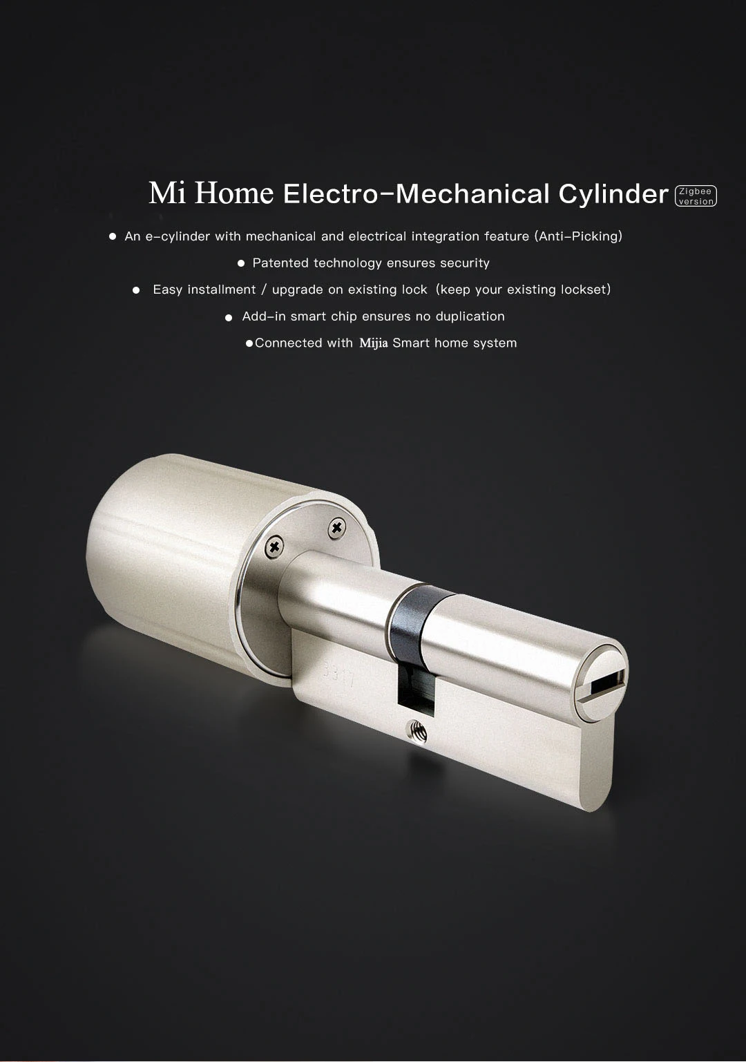 criptografia inteligente e-keys suporte para mijia mi casa app