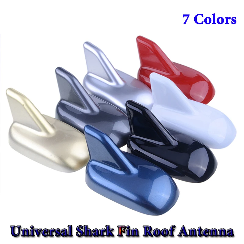 

Universal Shark Fin Roof Antenna No Function Dummy Decorative Aerialor For SUV Saloon Car ABS Exterior Accessories