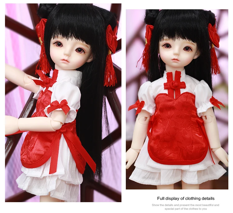 BJD SD Кукла Одежда 1/6 kimi милое и милое платье для YOSD девушка тело YF6 до 20 кукольный наряд аксессуары OUENEIFS