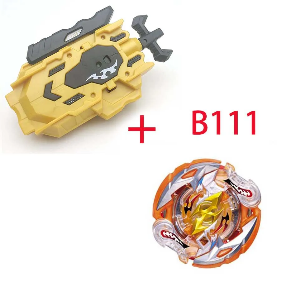 Beyblade Burst B129 CHO-Z VALKYRIE. Z. Ev с левым и правым двухсторонним пусковым устройством, металлический бустер, топ стартер, гироскоп, спиннинговая игрушка для боя - Цвет: B111