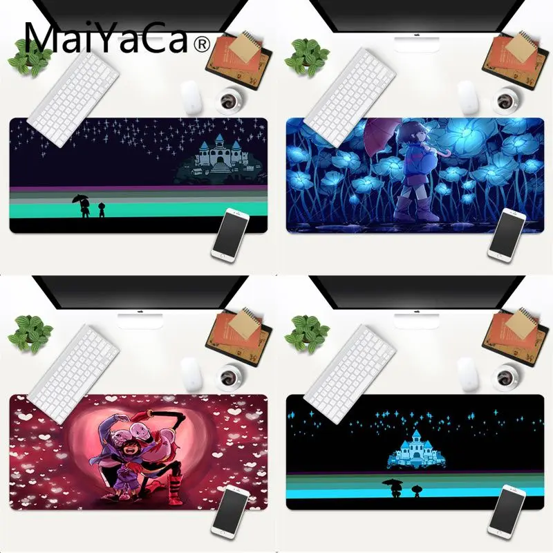 

MaiYaCa funny undertale game Rubber Pad to Mouse pad Game Gaming Mouse Mat desk mat anime xl xxl 900x400mm for Lol dota2 cs go