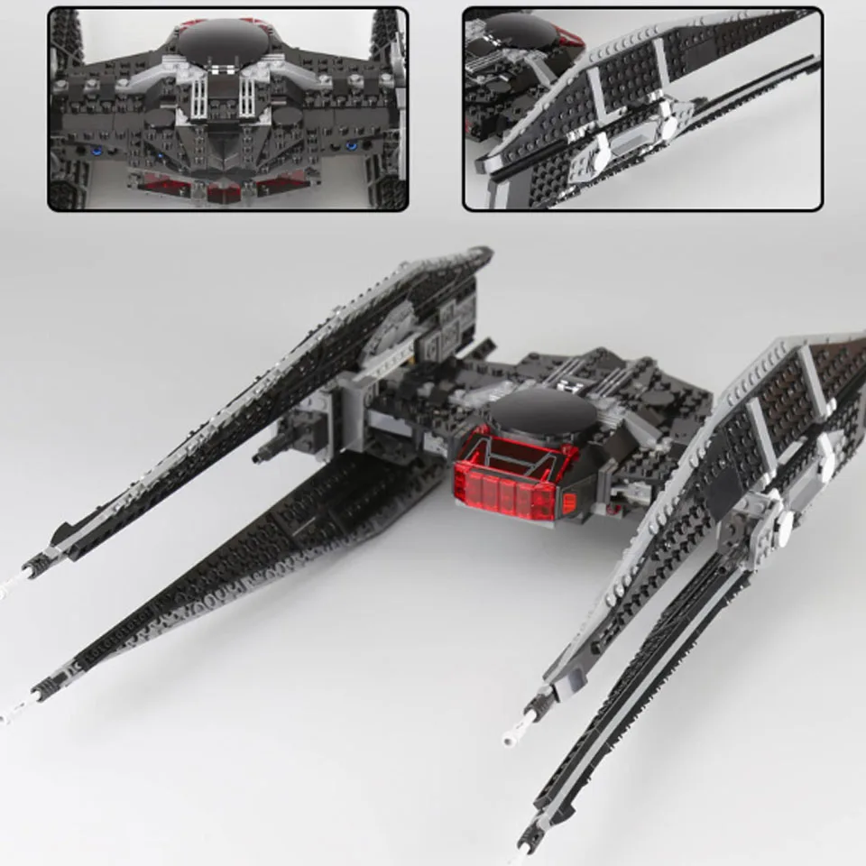 

Bela 10907 Star Wars Series TIE Fighter Building Block 400pcs Bricks Toys Compatible With legoinglys Star Wars 75179