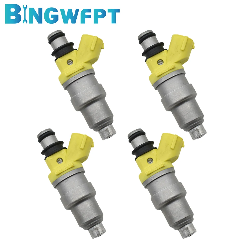 4PCS Fuel Injector Nozzle for Toyota AE100 Corolla 1991 1995 OEM 23250