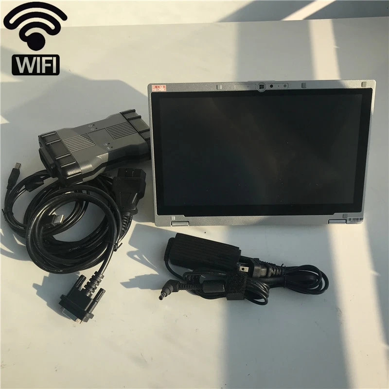 Wi-Fi функция для mb star c6 с ноутбуком cf-ax2 планшет i5cpu с ssd v12/ полный набор программного обеспечения для mb star диагностический инструмент c6