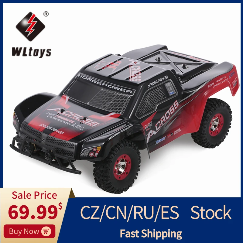 Wltoys 12423 1/12 2 4G 4WD RTR RC автомобилей 50 км/ч Высокая Скорость Краткий курс внедорожник