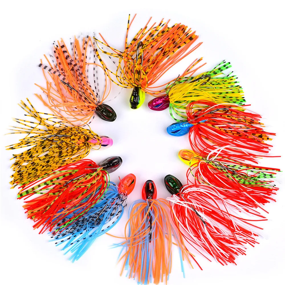 

13G/8cm spinner bait fishing lure Buzzbait chatter bait wobbler isca artificial rubber skirt for bass pike walleye