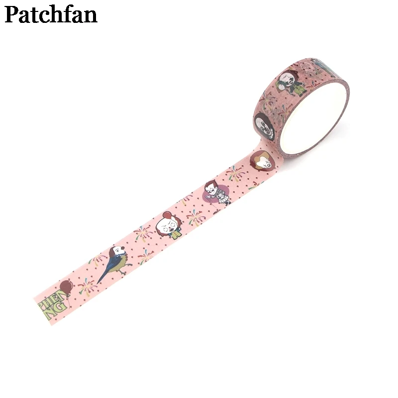 20 шт./лот Patchfan Стивена Кинга это 90s со смешными героями из мультфильмов "сделай сам" Скрапбукинг Washi Бумага малярный скотч с самоклеющийся пластырь A2217