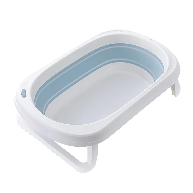 Baby ShowerTubs Multifunctional Folding Bathtub For Children Portable Seatable Reclining Enlarged Plastic Family Kids Bathtub