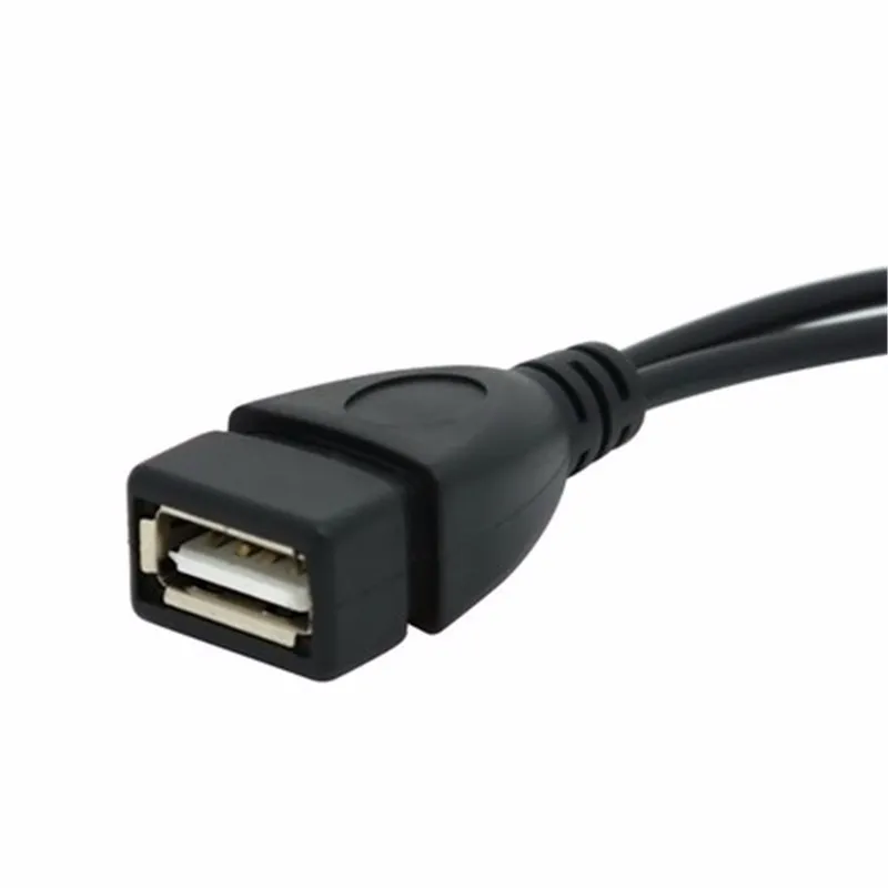 2 в 1 OTG Micro USB Host power Y Splitter USB адаптер для Micro 5 Pin женский и мужской кабель
