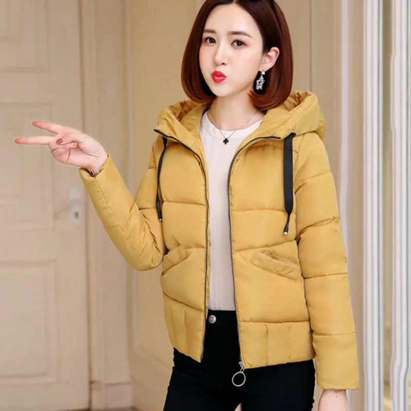 

Women's Winter Jackets Large Size 3XL Long Sleeve 2019 Fall Parkas Autumn Hoodies Coats Manteau Femme Hiver