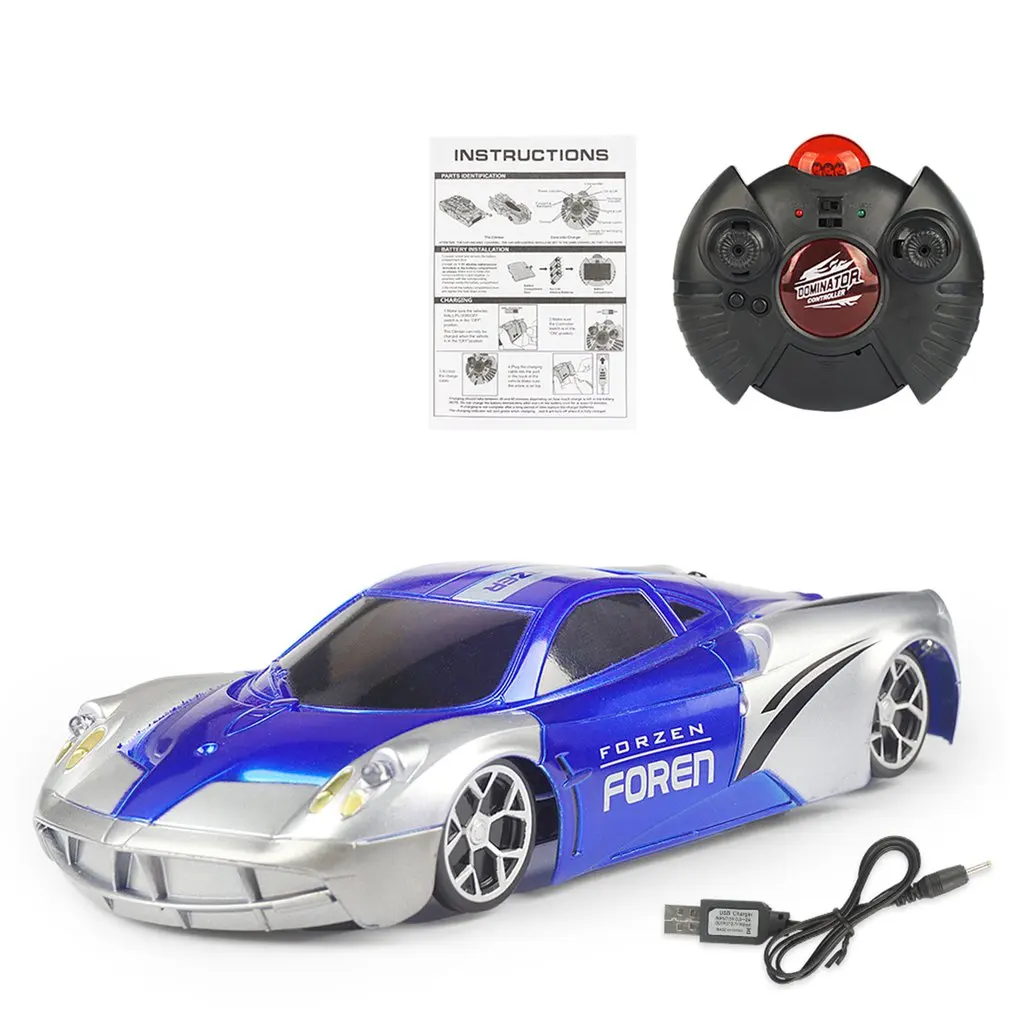 Remote Control Wall Climbing RC Car LED Lights 360 Degree Rotating Stunt Toys Antigravity Machine Wall Climbing Car Best Gifts