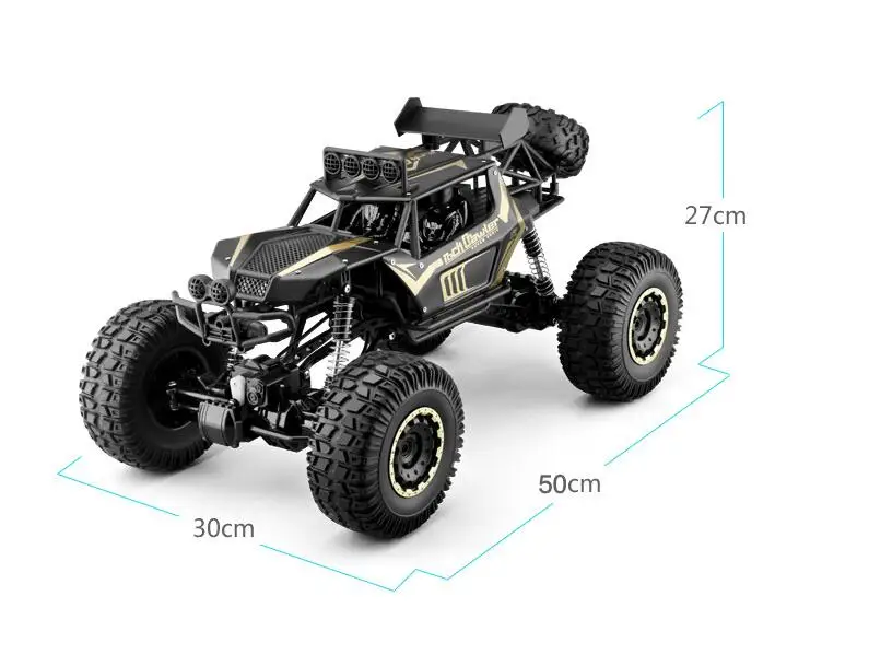 1:8 50 см супер большой Радиоуправляемый автомобиль 4x4 4WD 2,4 г высокая скорость Bigfoot пульт дистанционного управления багги Грузовик скалолазание внедорожник джипы Подарочные игрушки