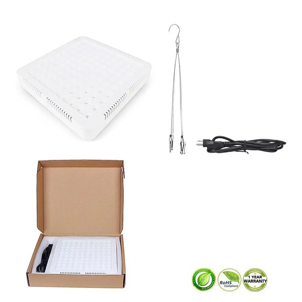 Растительный растительный светильник светодиодный полный спектр Регулируемый веревочный растущий светильник для роста лампа панель Водонепроницаемый для комнатных и наружных растений Veg