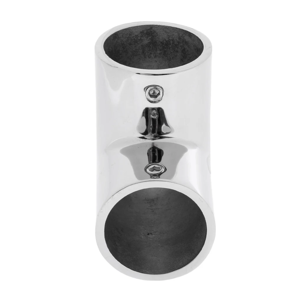 Stainless Steel Marine Boat Hand Rail Fitting Tee with 1