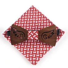 Деревянный галстук-бабочка, костюм для взрослых, полый крылья, мужской костюм унисекс, рубашка, деловые, вечерние, высшего класса, высокое качество, квадратное полотенце, галстук-бабочка, классический