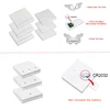 QIACHIP 433 Mhz Wireless RF Wall Panel Transmitter and AC 110V 220V 1 CH Remote Control Switch Relay Receiver Hall Bedroom Light ► Photo 2/6